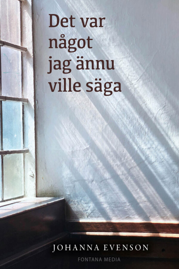Det var något jag ännu ville säga