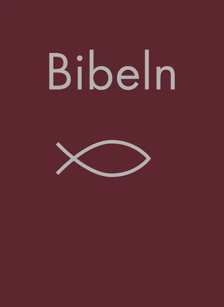 Bibeln - vinröd