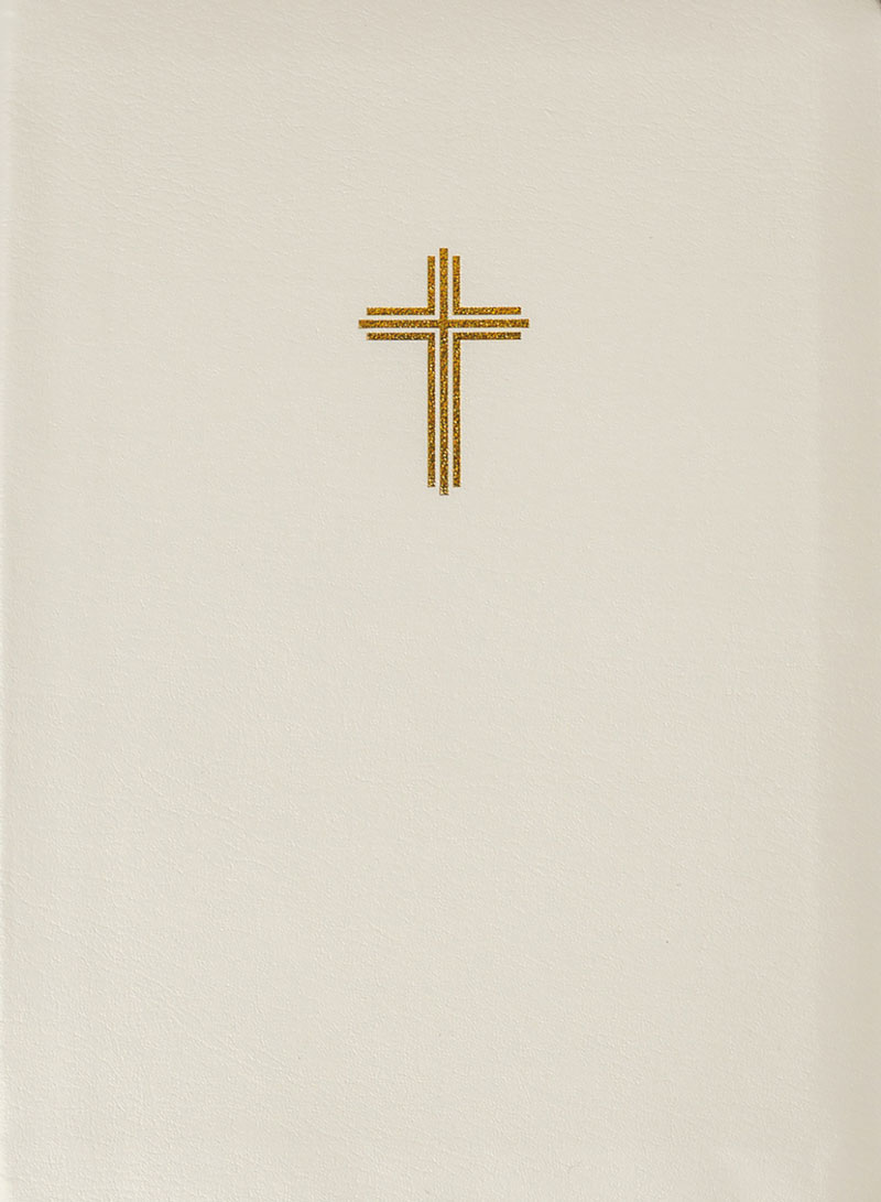 Bibel 2026 - vit, konstskinn, slim